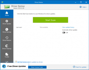 Driver Genius - Completely Free Driver Updater