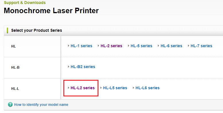 Brother HL L2320D Drivers From Official Website and click on the HL-L2 Series