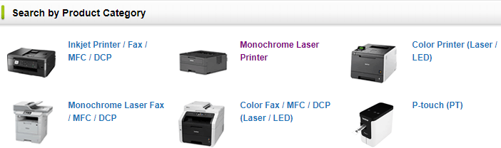 Monochromatic laser printers